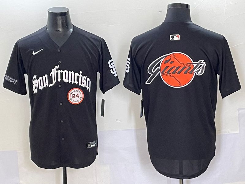 Men 2025 San Francisco Giants Blank Black Five generations Joint Name Nike MLB Jersey style 12->san francisco giants->MLB Jersey